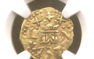 Lima1737E1 goldcob coin